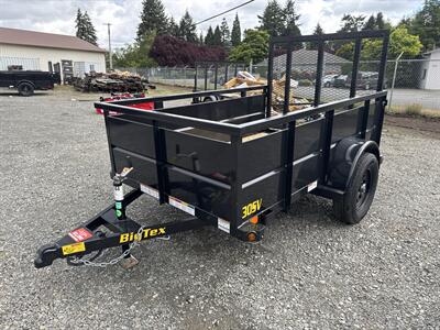 2026 Big Tex Trailers 30SV-08 5x8 Utility Trailer w/4' Ramp   - Photo 2 - Olympia, WA 98501