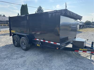 2026 Big Tex Trailers 14LX-14C4A-BK 7x14 14K Dump Trailer 4' Sides, Ramp   - Photo 1 - Olympia, WA 98501
