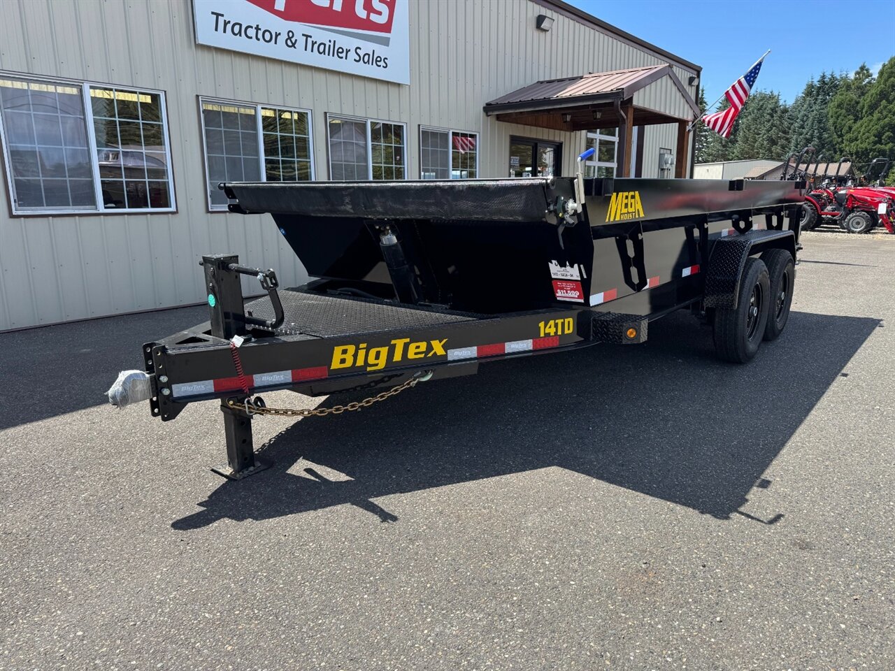 2027 Big Tex Trailers 14TD-16 7x16 15.4K Telescopic Dump 14TD-16 7x16 15.4K Telescopic Dump | 2