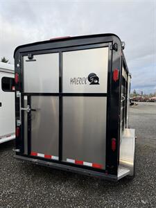 2026 Maverick Trailers 2-Horse High Side w/Full Rear Door   - Photo 4 - Olympia, WA 98501