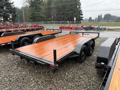 2026 Iron Eagle Trailers 7X14 7K GVWR Flatbed W/ Ramps And Stabilizer Jacks   - Photo 2 - Olympia, WA 98501