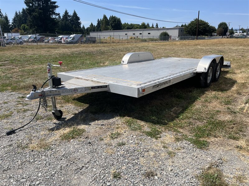 2022 Featherlite 3182 Aluminum 7x18 Flatbed Trailer w/Ramps  