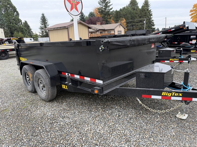 2026 Big Tex Trailers 10LX-12C2A-BK 12' 7x12 10K Dump Trailer w/Ramps  