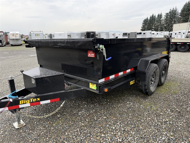 2026 Big Tex Trailers 10LX-12C2A-BK 12' 7x12 10K Dump Trailer w/Ramps  