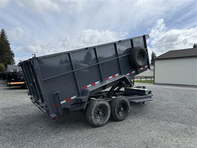 2027 Snake River Trailer 7x14 14K Contractor Dump w/4' Sides   - Photo 2 - Olympia, WA 98501