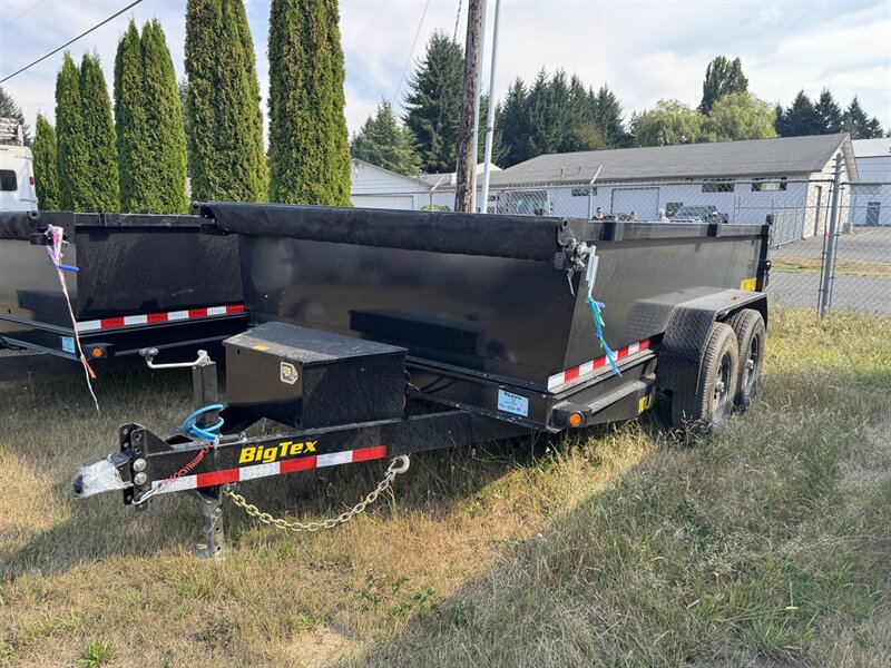 2026 Big Tex Trailers 10LX-12C2A-BK 12' 7x12 10K Dump Trailer w/Ramps  