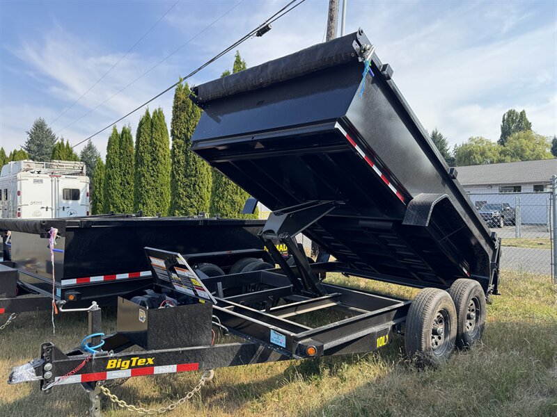 2026 Big Tex Trailers 10LX-12C2A-BK 12' 7x12 10K Dump Trailer w/Ramps  