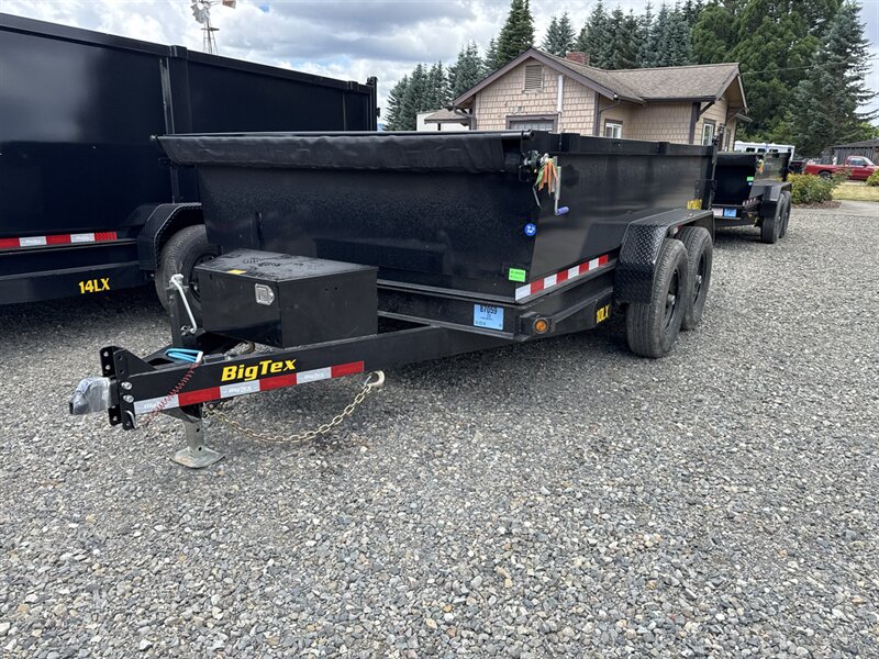 2027 Big Tex Trailers 10LX-12C2A-BK 12' 7x12 10K Dump Trailer w/Ramps  