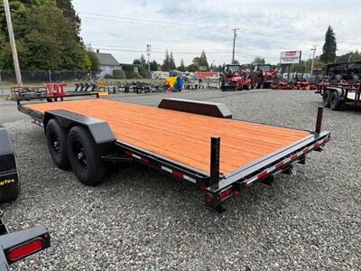 2025 Iron Eagle Trailers 7x20 14K Flatbed Trailer w/Stabilizer Jacks   - Photo 4 - Olympia, WA 98501
