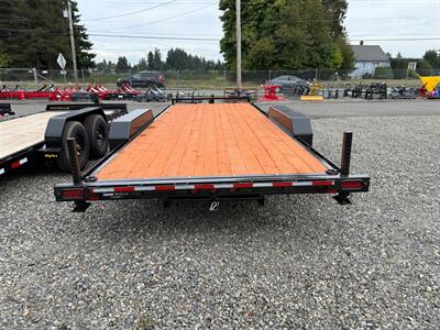 2025 Iron Eagle Trailers 7x20 14K Flatbed Trailer w/Stabilizer Jacks   - Photo 3 - Olympia, WA 98501