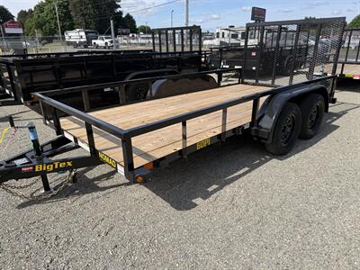 2026 Big Tex Trailers 60PI-16 7X16 6K Flatbed w/Ramps   - Photo 1 - Olympia, WA 98501