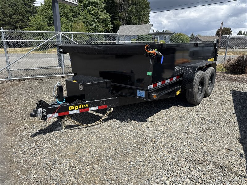 2027 Big Tex Trailers 10LX-12C2A-BK 12' 7x12 10K Dump Trailer w/Ramps  