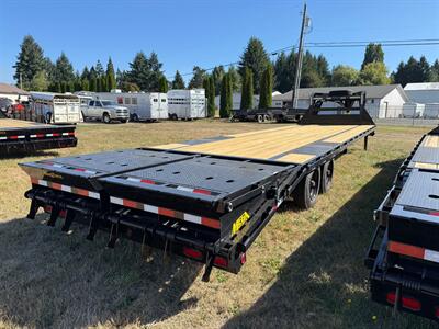 2026 Big Tex Trailers 16GN-25D5A 20+5 GN Flatbed Trailer w/Mega Ramps   - Photo 2 - Olympia, WA 98501