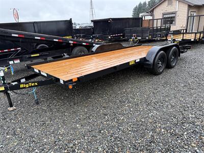 2026 Big Tex Trailers 60EC-18 6K Economy Flatbed Trailer w/Ramps   - Photo 1 - Olympia, WA 98501