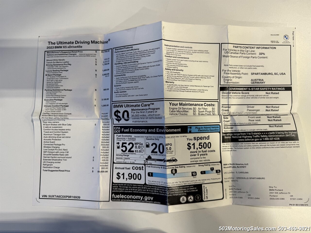 2023 BMW X5 xDrive45e   - Photo 8 - Beaverton, OR 97005