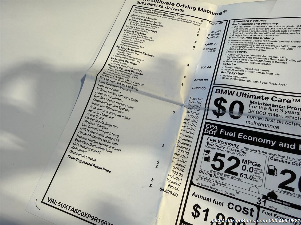 2023 BMW X5 xDrive45e   - Photo 9 - Beaverton, OR 97005
