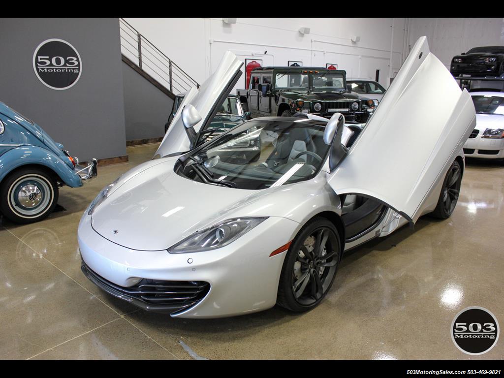 2014 McLaren MP4-12C Spider, Silver/Black w/ $333k MSRP!   - Photo 2 - Beaverton, OR 97005