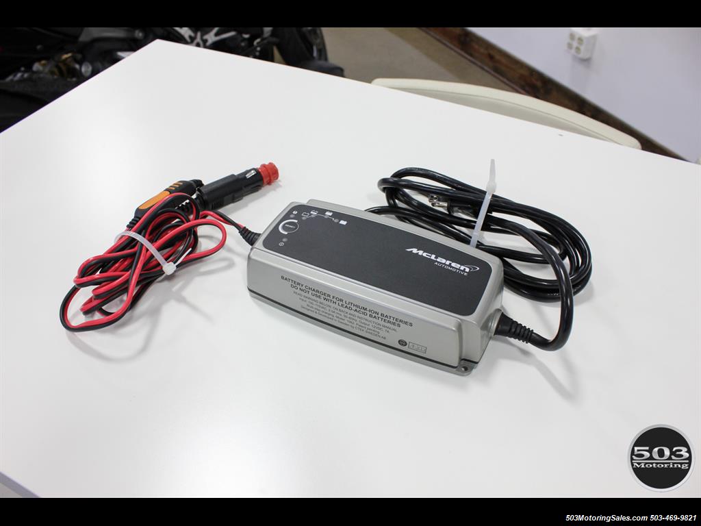 McLaren 12C Lithium Battery Charger Conditioner & Custom Adapter