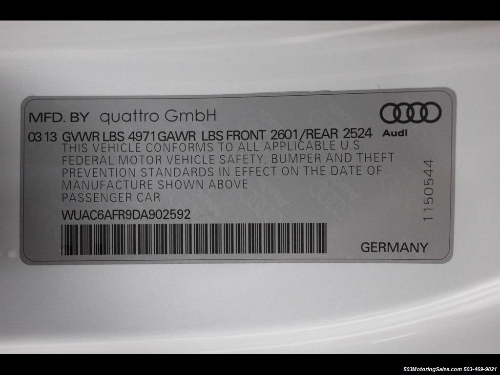 2013 Audi RS 5 quattro   - Photo 51 - Beaverton, OR 97005