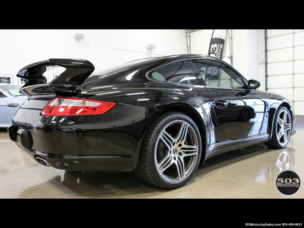 2007 Porsche 911 Carrera 4; MANUAL! Black/Black w/ Factory Aerokit!   - Photo 5 - Beaverton, OR 97005