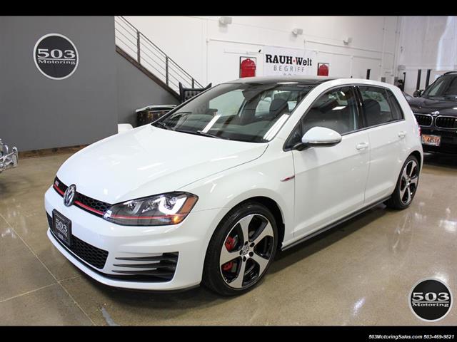 2017 Volkswagen Golf GTI SE; White/Black w/ Only 2k Miles!