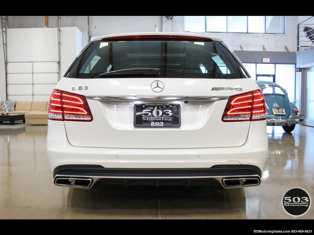 2014 Mercedes-Benz E 63 AMG S-Model Wagon; White/Black w/ 19k Miles!   - Photo 4 - Beaverton, OR 97005