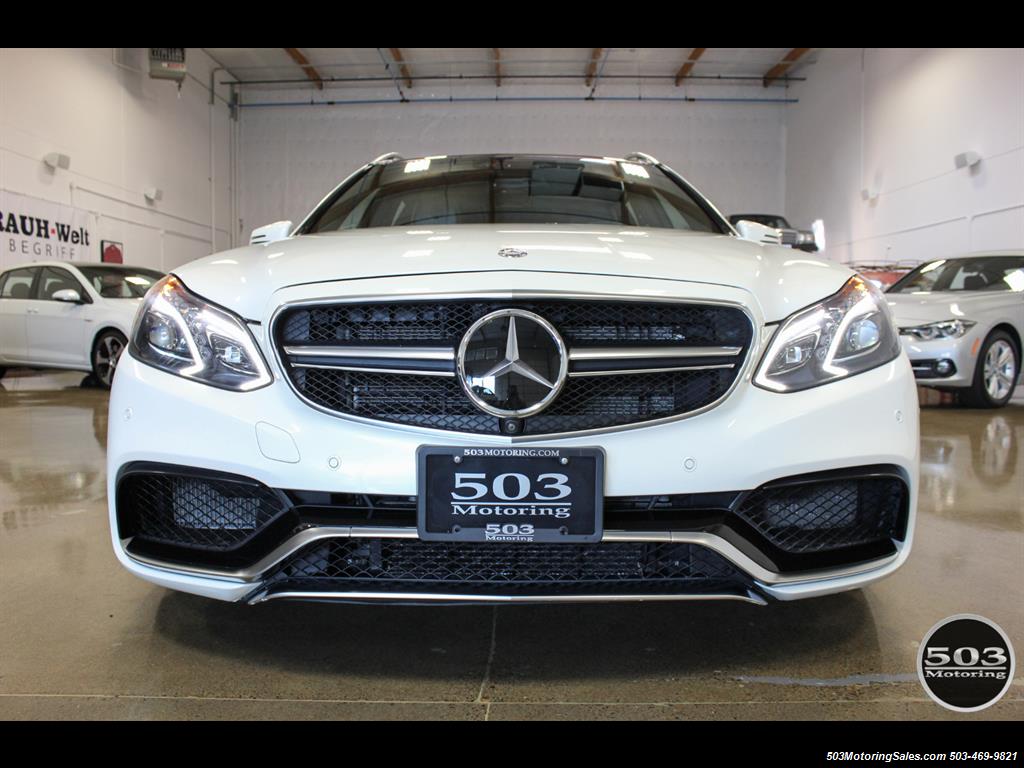 2014 Mercedes-Benz E 63 AMG S-Model Wagon; White/Black w/ 19k Miles!   - Photo 8 - Beaverton, OR 97005