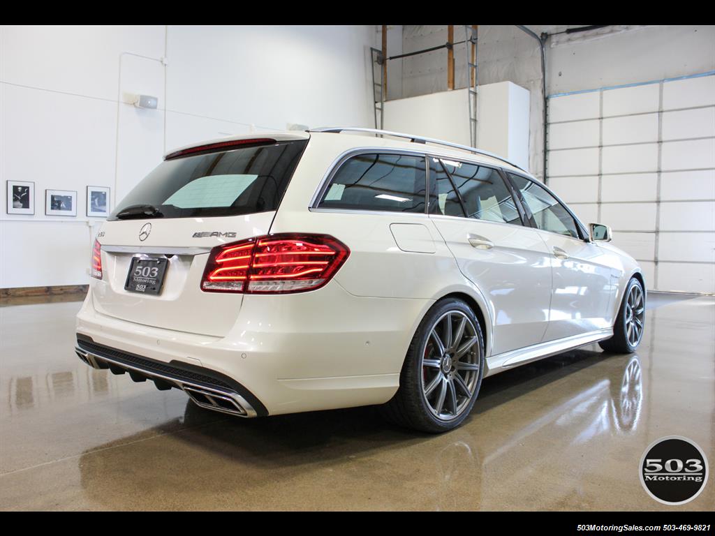 2014 Mercedes-Benz E 63 AMG S-Model Wagon; White/Black w/ 19k Miles!   - Photo 5 - Beaverton, OR 97005