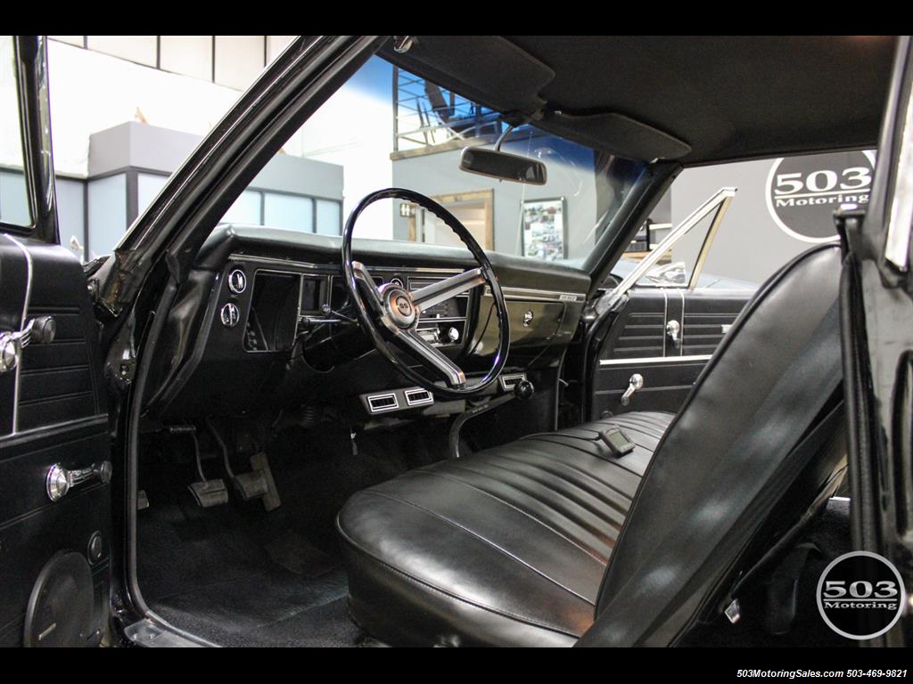 1968 Chevrolet Chevelle SS 396; Black/Black Stunning Restomod!   - Photo 28 - Beaverton, OR 97005