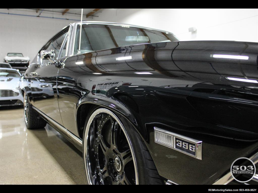 1968 Chevrolet Chevelle SS 396; Black/Black Stunning Restomod!   - Photo 15 - Beaverton, OR 97005