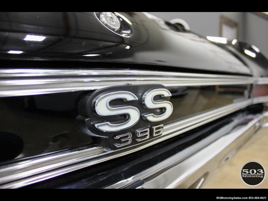 1968 Chevrolet Chevelle SS 396; Black/Black Stunning Restomod!   - Photo 21 - Beaverton, OR 97005