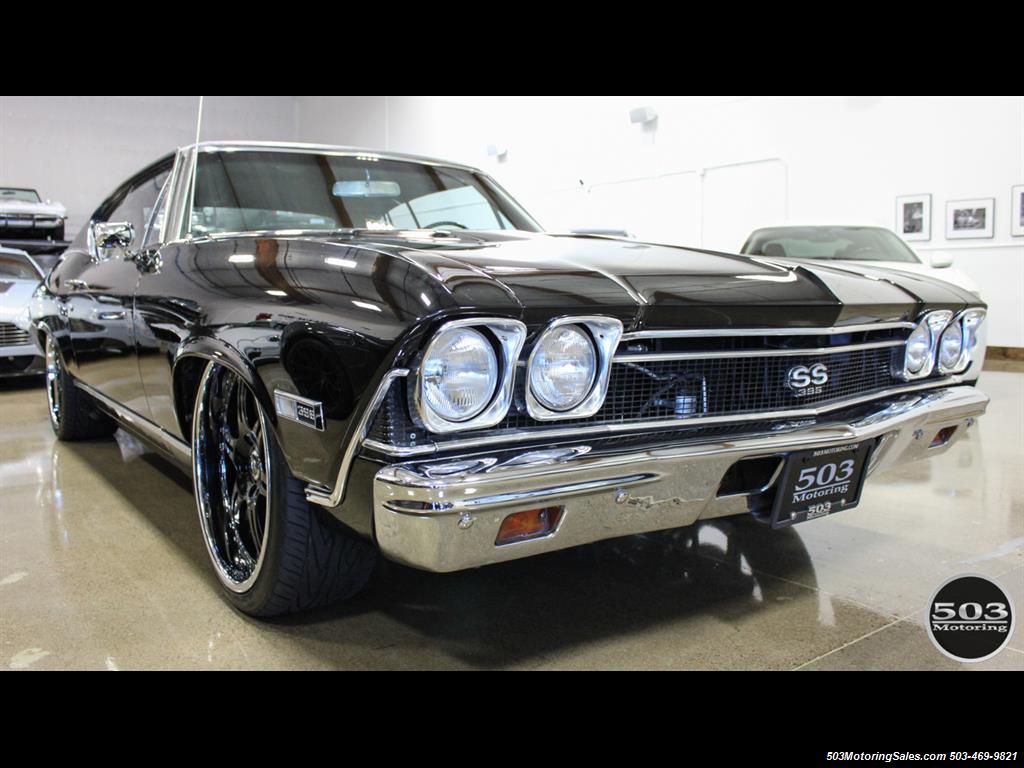 1968 Chevrolet Chevelle SS 396; Black/Black Stunning Restomod!   - Photo 8 - Beaverton, OR 97005