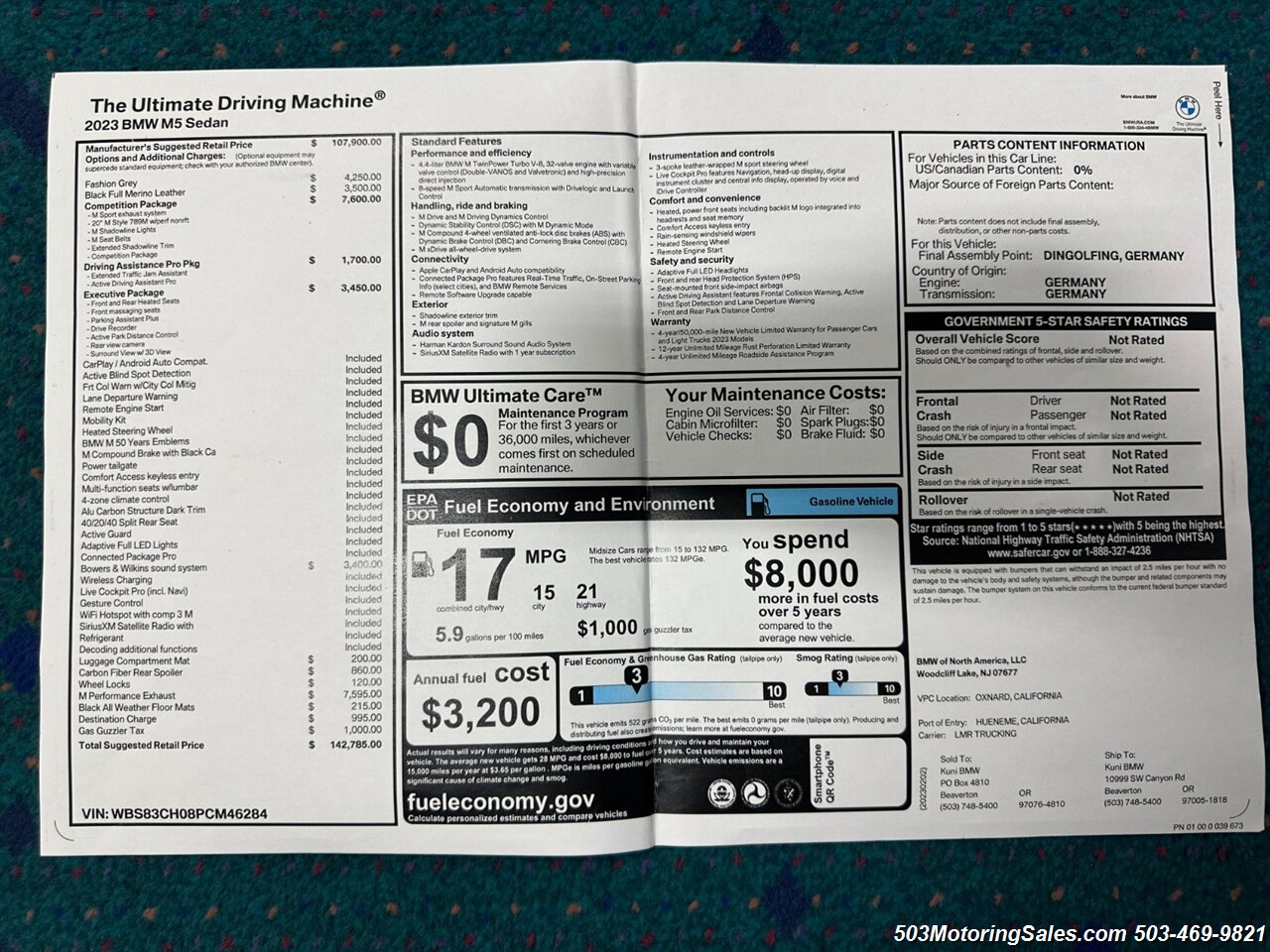 2023 BMW M5 Competition   - Photo 124 - Beaverton, OR 97005