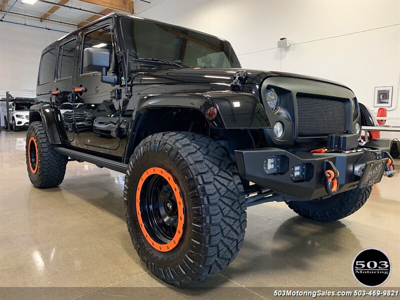 2014 Jeep Wrangler Unlimited Sahara 4x4; Lifted w/ Leather & Nav