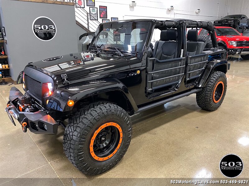 2014 Jeep Wrangler Unlimited Sahara 4x4; Lifted w/ Leather & Nav   - Photo 41 - Beaverton, OR 97005