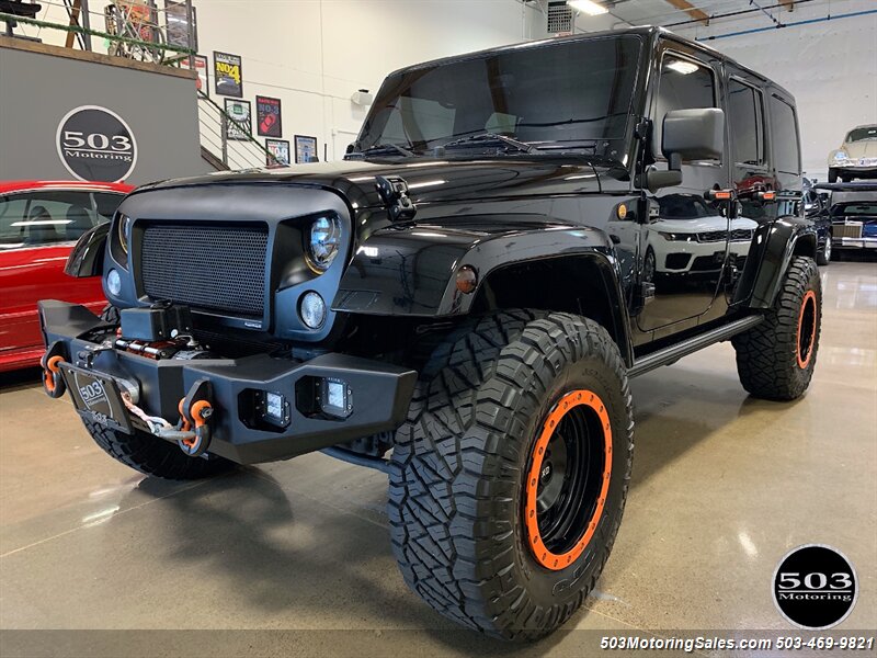 2014 Jeep Wrangler Unlimited Sahara 4x4; Lifted w/ Leather & Nav   - Photo 34 - Beaverton, OR 97005