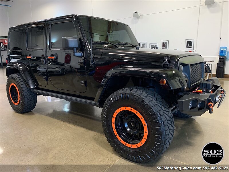 2014 Jeep Wrangler Unlimited Sahara 4x4; Lifted w/ Leather & Nav   - Photo 11 - Beaverton, OR 97005