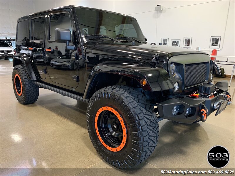 2014 Jeep Wrangler Unlimited Sahara 4x4; Lifted w/ Leather & Nav   - Photo 14 - Beaverton, OR 97005