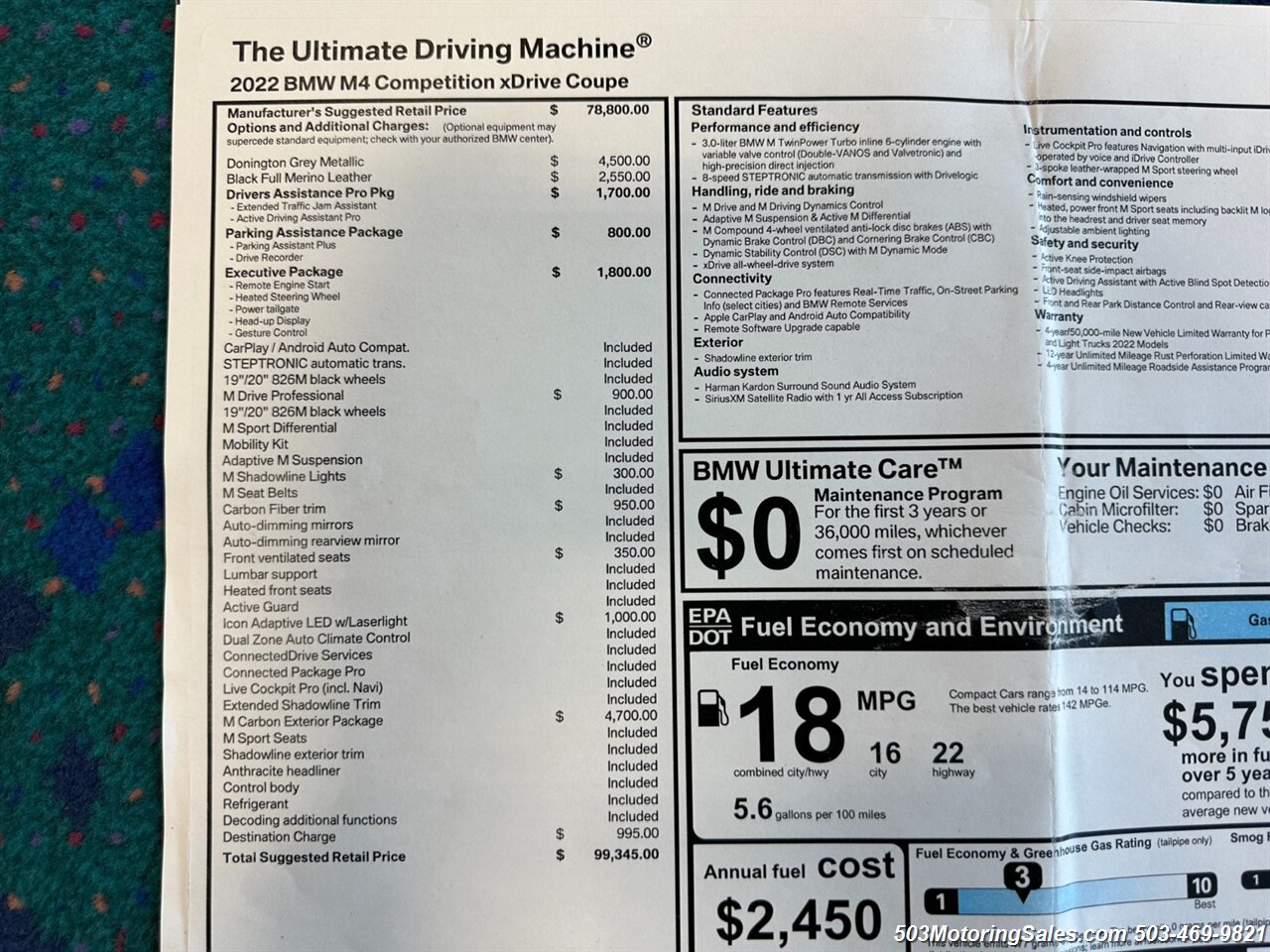 2022 BMW M4 Competition xDrive   - Photo 12 - Beaverton, OR 97005