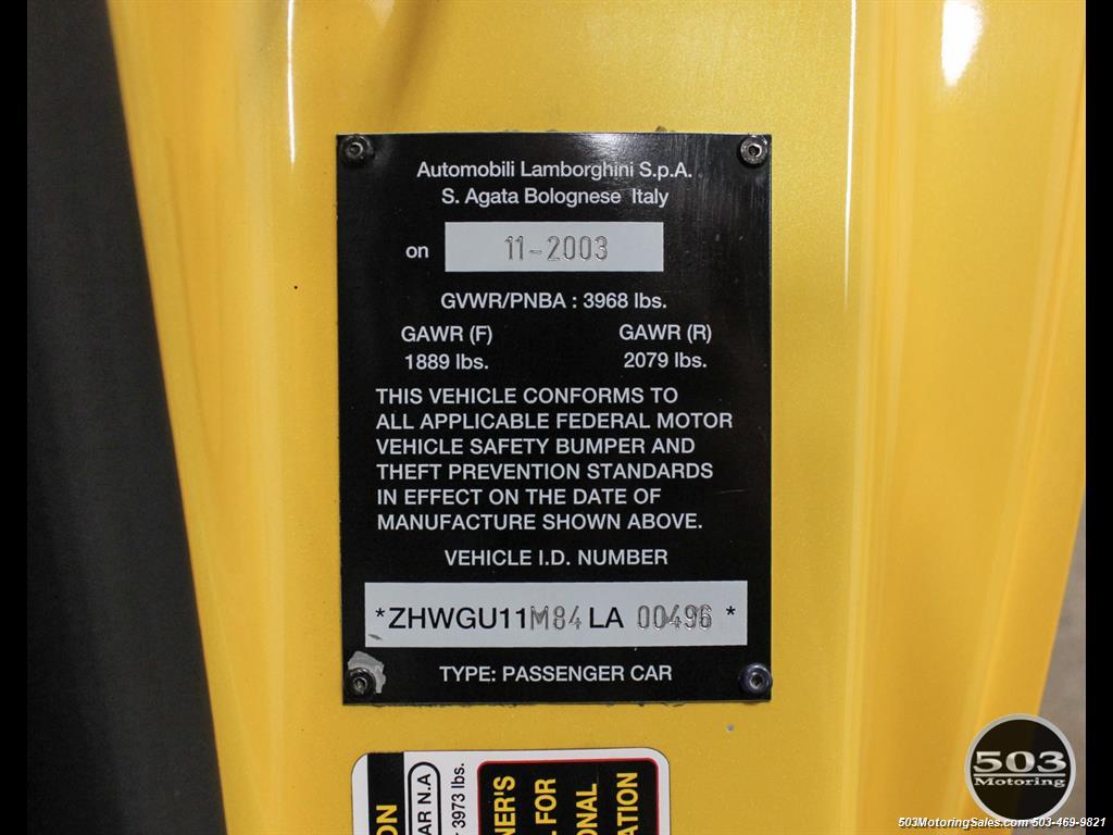 2004 Lamborghini Gallardo Yellow/Black 6-Speed Manual w/ 21k Miles!   - Photo 57 - Beaverton, OR 97005