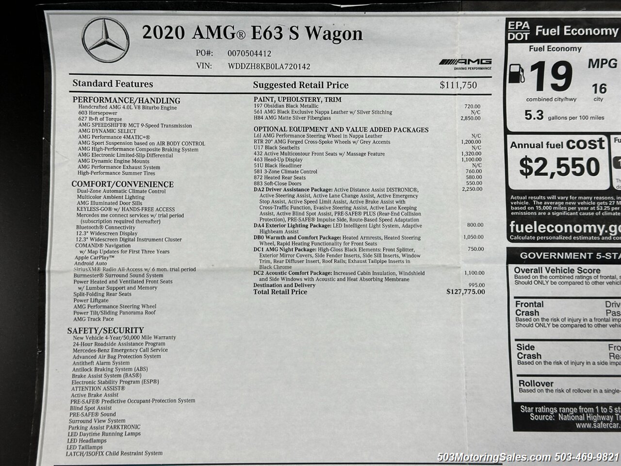 2020 Mercedes-Benz AMG E 63 S  Wagon 4MATIC - Photo 12 - Beaverton, OR 97005