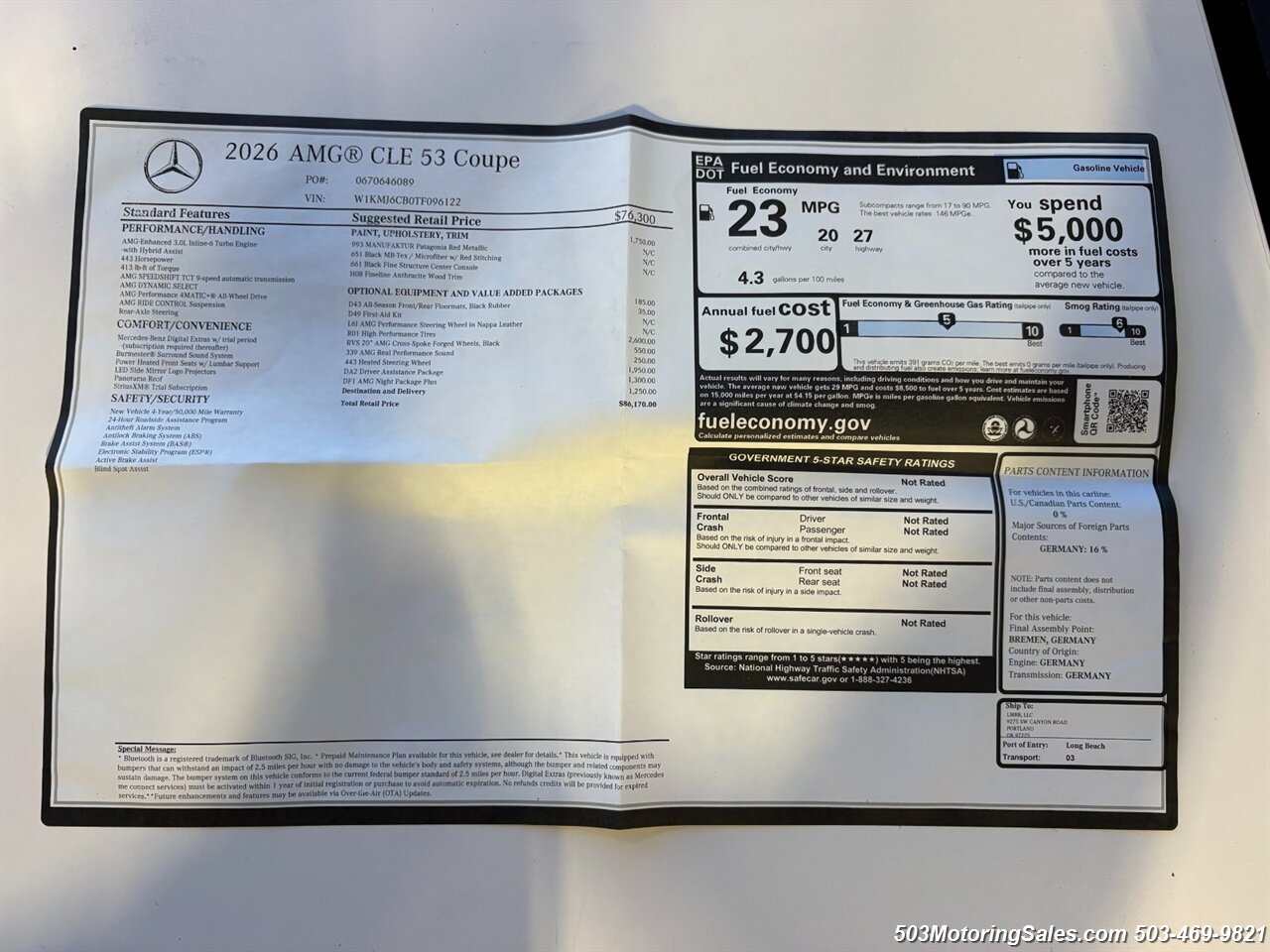2026 Mercedes-Benz CLE AMG CLE 53   - Photo 4 - Beaverton, OR 97005