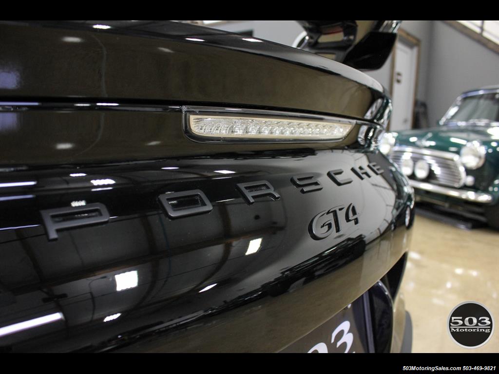 2016 Porsche Cayman GT4; Black w/ Full Buckets & Only 895 Miles!   - Photo 19 - Beaverton, OR 97005