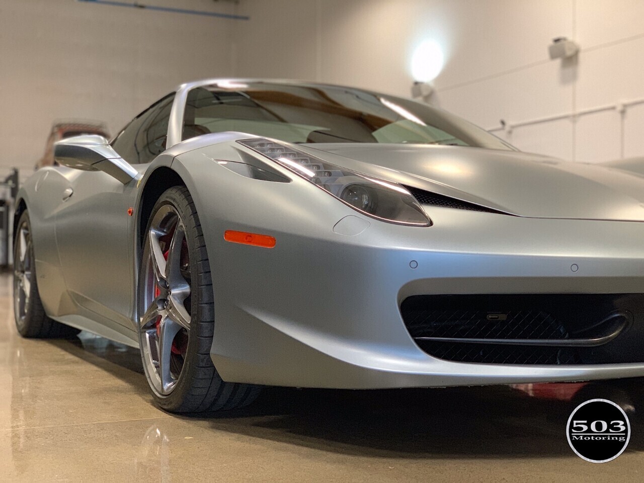 2015 Ferrari 458 Spider Grigio Titanio over Bordeaux/Nero w/ Satin Wrap   - Photo 15 - Beaverton, OR 97005