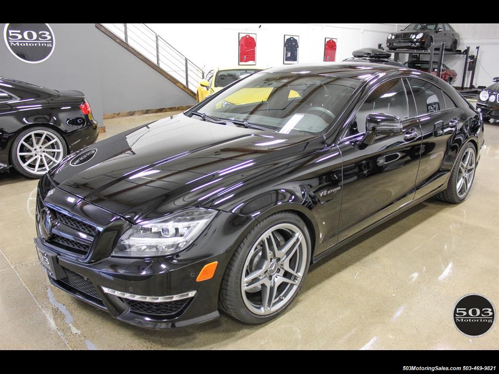 12 Mercedes Benz Cls63 Amg Incredibly Clean Low Miles In Black Black