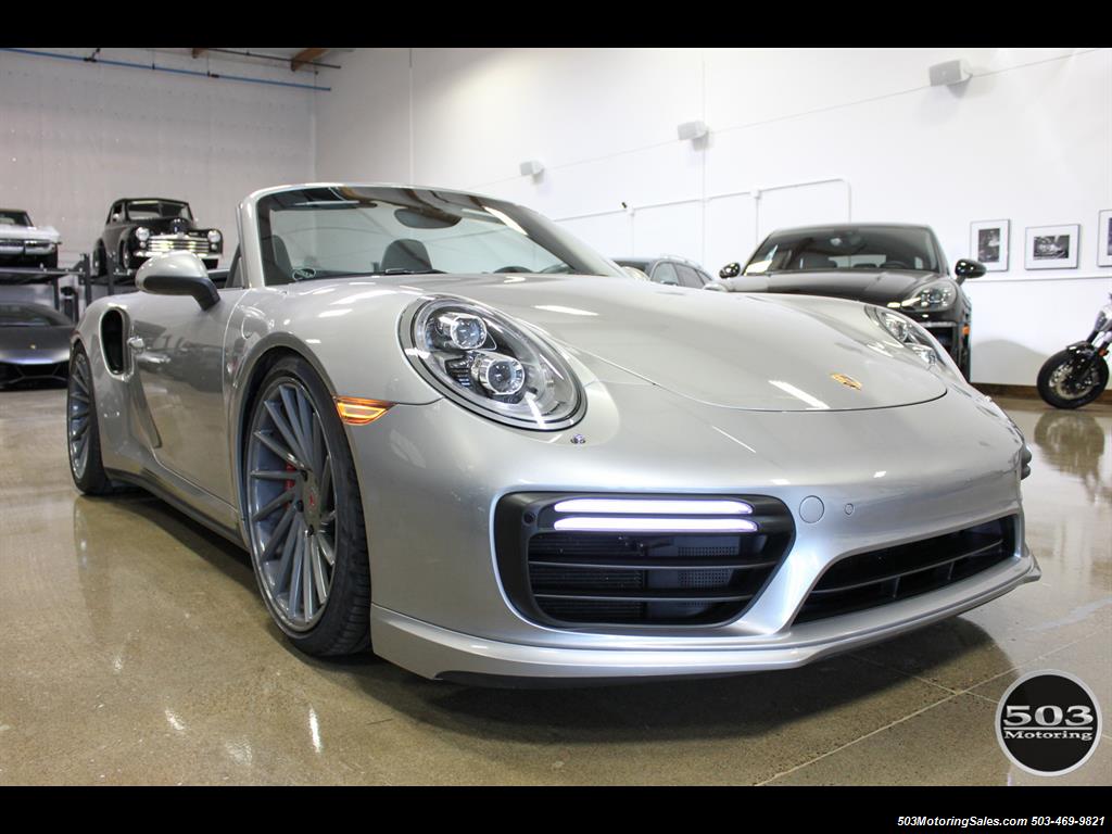 2017 Porsche 911 Turbo Cabriolet; GT Silver w/ 4k Miles!   - Photo 8 - Beaverton, OR 97005