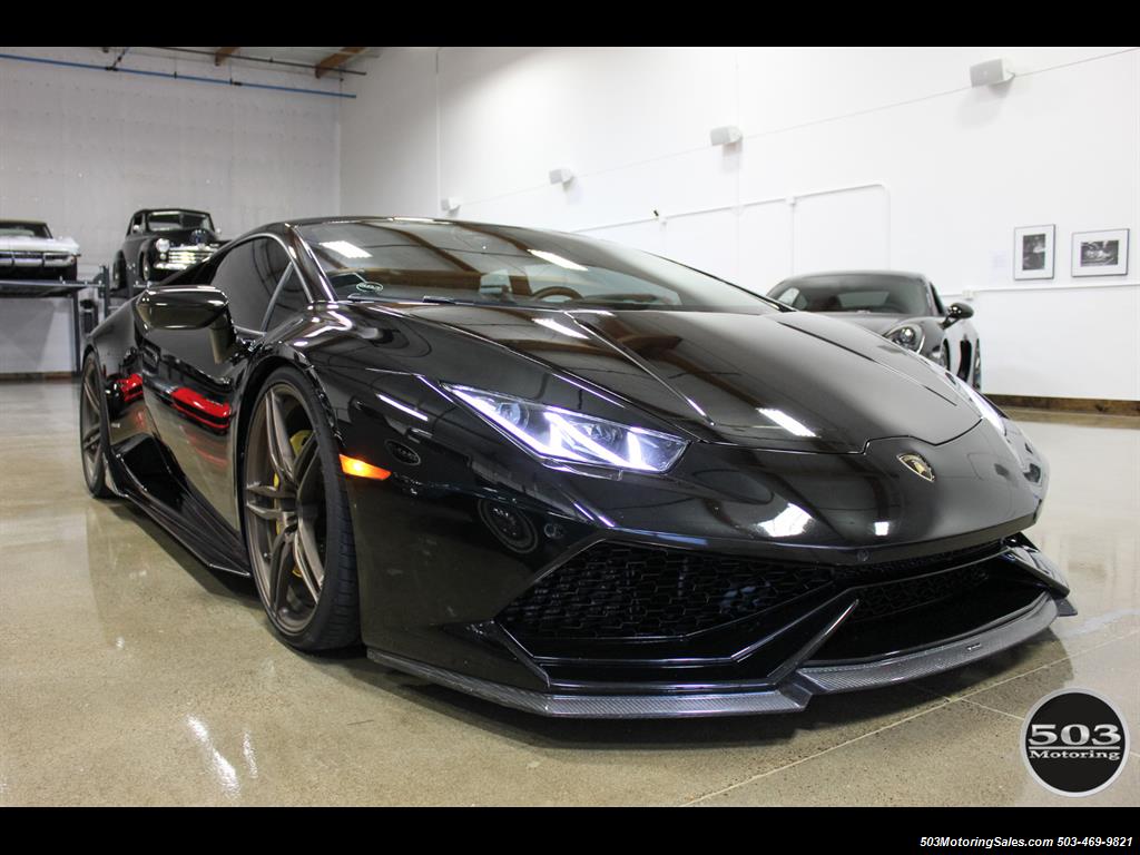 2015 Lamborghini Huracan LP 610-4; Black w/ Full XPEL & Vorsteiner Aero!   - Photo 9 - Beaverton, OR 97005