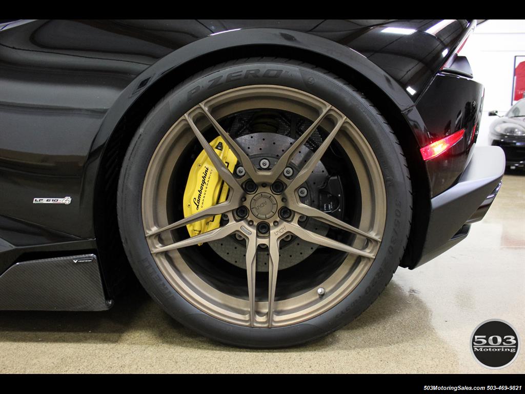 2015 Lamborghini Huracan LP 610-4; Black w/ Full XPEL & Vorsteiner Aero!   - Photo 18 - Beaverton, OR 97005