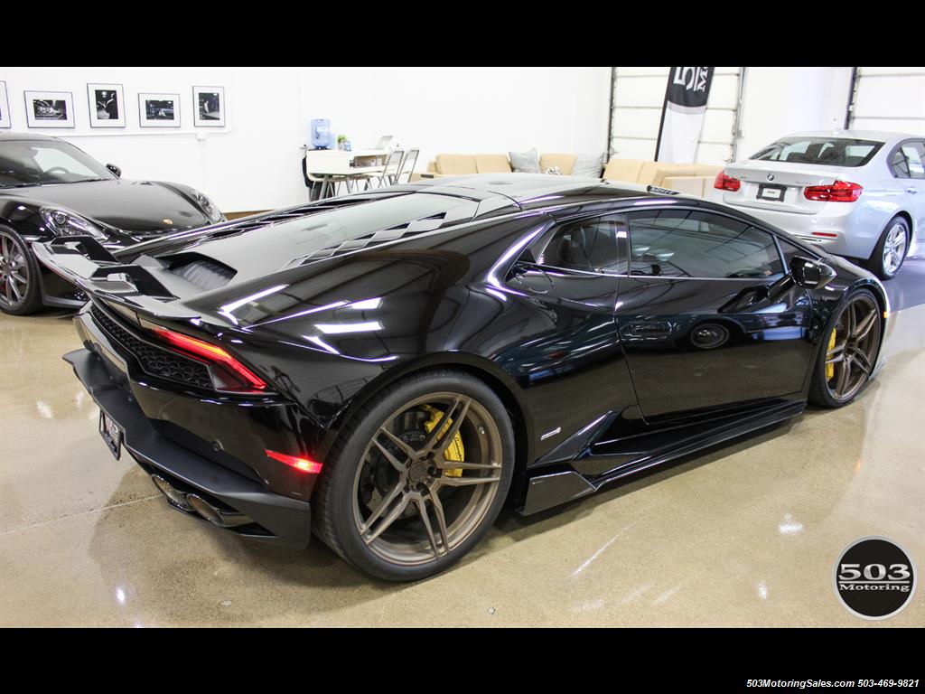 2015 Lamborghini Huracan LP 610-4; Black w/ Full XPEL & Vorsteiner Aero!   - Photo 6 - Beaverton, OR 97005