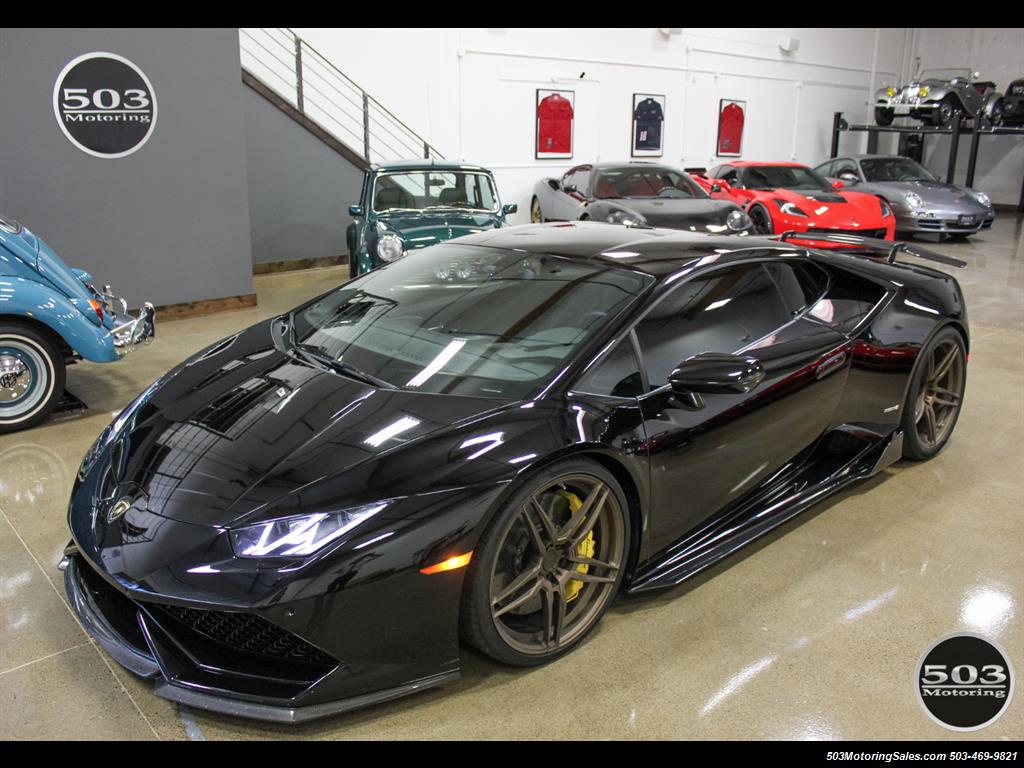 2015 Lamborghini Huracan LP 610-4; Black w/ Full XPEL & Vorsteiner Aero!   - Photo 2 - Beaverton, OR 97005